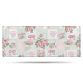 thumbnail image 1 of Pioneer Flower Floral Print Pattern Bathroom Rugs Mat, Non Slip Microfiber Bathroom Rug with Rubber Backing, Soft Mats for Bathroom Floor Tub Shower, 24"x60", 1 of 5