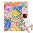 thumbnail image 1 of Pioneer Flower Floral Print Pattern Blanket,Comfortable Soft Flannel Throw Blanket,All Season,Warm Lightweight Blankets for Sofa Bed Couch Living Room Chair,30"x40", 1 of 4