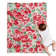 thumbnail image 1 of Pioneer Flower Floral Print Pattern Blanket,Comfortable Soft Flannel Throw Blanket,All Season,Warm Lightweight Blankets for Sofa Bed Couch Living Room Chair,30"x40", 1 of 4