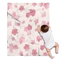 thumbnail image 1 of Pioneer Flower Floral Print Pattern Blanket,Comfortable Soft Flannel Throw Blanket,All Season,Warm Lightweight Blankets for Sofa Bed Couch Living Room Chair,30"x40", 1 of 4