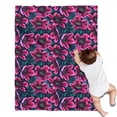 thumbnail image 1 of Pioneer Flower Floral Print Pattern Blanket,Comfortable Soft Flannel Throw Blanket,All Season,Warm Lightweight Blankets for Sofa Bed Couch Living Room Chair,30"x40", 1 of 4