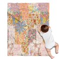 thumbnail image 1 of Pioneer Flower Floral Print Pattern Blanket,Comfortable Soft Flannel Throw Blanket,All Season,Warm Lightweight Blankets for Sofa Bed Couch Living Room Chair,30"x40", 1 of 4