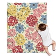 thumbnail image 1 of Pioneer Flower Floral Print Pattern Blanket,Comfortable Soft Flannel Throw Blanket,All Season,Warm Lightweight Blankets for Sofa Bed Couch Living Room Chair,30"x40", 1 of 4