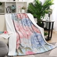 thumbnail image 1 of Pioneer Flower Floral Print Pattern Blanket,Comfortable Soft Flannel Throw Blanket,All Season,Warm Lightweight Blankets for Sofa Bed Couch Living Room Chair,40"x50", 1 of 4