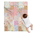 thumbnail image 1 of Pioneer Flower Floral Print Pattern Blanket,Comfortable Soft Lamb Wool Throw Blanket,All Season,Warm Lightweight Blankets for Sofa Bed Couch Living Room Chair,30"x40", 1 of 4