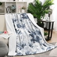 thumbnail image 1 of Pioneer Flower Floral Print Pattern Blanket,Comfortable Soft Lamb Wool Throw Blanket,All Season,Warm Lightweight Blankets for Sofa Bed Couch Living Room Chair,50"x60", 1 of 4