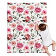 thumbnail image 1 of Pioneer Flower Floral Print Pattern Blanket,Comfortable Soft Lamb Wool Throw Blanket,All Season,Warm Lightweight Blankets for Sofa Bed Couch Living Room Chair,30"x40", 1 of 4