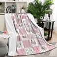 thumbnail image 1 of Pioneer Flower Floral Print Pattern Blanket,Comfortable Soft Lamb Wool Throw Blanket,All Season,Warm Lightweight Blankets for Sofa Bed Couch Living Room Chair,50"x60", 1 of 4