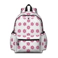 thumbnail image 1 of Pioneer Flower Floral Print Pattern Cute School Backpack with Padded Back and Adjustable Shoulder Straps 13.4"x11"x4.7", 1 of 5