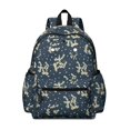 thumbnail image 1 of Pioneer Flower Floral Print Pattern Cute School Backpack with Padded Back and Adjustable Shoulder Straps 13.4"x11"x4.7", 1 of 5