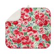 thumbnail image 1 of Pioneer Flower Floral Print Pattern Dish Drying Mat for Kitchen 1 Pack, Ultra Absorbent Microfiber Dishes Drainer Mats,16"x18", 1 of 6