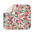thumbnail image 1 of Pioneer Flower Floral Print Pattern Dish Drying Mat for Kitchen 1 Pack, Ultra Absorbent Microfiber Dishes Drainer Mats,16"x18", 1 of 6