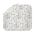 thumbnail image 1 of Pioneer Flower Floral Print Pattern Dish Drying Mat for Kitchen 1 Pack, Ultra Absorbent Microfiber Dishes Drainer Mats,16"x18", 1 of 6