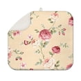 thumbnail image 1 of Pioneer Flower Floral Print Pattern Dish Drying Mat for Kitchen 1 Pack, Ultra Absorbent Microfiber Dishes Drainer Mats,16"x18", 1 of 6