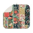 thumbnail image 1 of Pioneer Flower Floral Print Pattern Dish Drying Mat for Kitchen 1 Pack, Ultra Absorbent Microfiber Dishes Drainer Mats,16"x18", 1 of 6