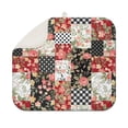 thumbnail image 1 of Pioneer Flower Floral Print Pattern Dish Drying Mat for Kitchen 1 Pack, Ultra Absorbent Microfiber Dishes Drainer Mats,16"x18", 1 of 6