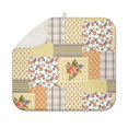 thumbnail image 1 of Pioneer Flower Floral Print Pattern Dish Drying Mat for Kitchen 1 Pack, Ultra Absorbent Microfiber Dishes Drainer Mats,16"x18", 1 of 6