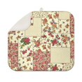 thumbnail image 1 of Pioneer Flower Floral Print Pattern Dish Drying Mat for Kitchen 1 Pack, Ultra Absorbent Microfiber Dishes Drainer Mats,16"x18", 1 of 6