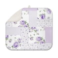 thumbnail image 1 of Pioneer Flower Floral Print Pattern Dish Drying Mat for Kitchen 1 Pack, Ultra Absorbent Microfiber Dishes Drainer Mats,16"x18", 1 of 6
