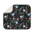 thumbnail image 1 of Pioneer Flower Floral Print Pattern Dish Drying Mat for Kitchen 1 Pack, Ultra Absorbent Microfiber Dishes Drainer Mats,16"x18", 1 of 6