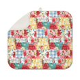 thumbnail image 1 of Pioneer Flower Floral Print Pattern Dish Drying Mat for Kitchen 1 Pack, Ultra Absorbent Microfiber Dishes Drainer Mats,16"x18", 1 of 6