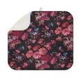 thumbnail image 1 of Pioneer Flower Floral Print Pattern Dish Drying Mat for Kitchen 1 Pack, Ultra Absorbent Microfiber Dishes Drainer Mats,16"x18", 1 of 6