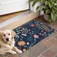 thumbnail image 1 of Pioneer Flower Floral Print Pattern Door Rugs,Washable Non Slip Door Mats Indoor,Decorative Door Mats,Entry Mat Indoor for Entrance,Bedroom,Kitchen,Bathroom,16"x24", 1 of 6