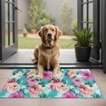 thumbnail image 1 of Pioneer Flower Floral Print Pattern Door Rugs,Washable Non Slip Door Mats Indoor,Decorative Door Mats,Entry Mat Indoor for Entrance,Bedroom,Kitchen,Bathroom,20"x32", 1 of 6