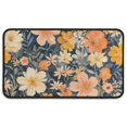 thumbnail image 1 of Pioneer Flower Floral Print Pattern Door Rugs,Washable Non Slip Door Mats Indoor,Decorative Door Mats,Entry Mat Indoor for Entrance,Bedroom,Kitchen,Bathroom,30"x17", 1 of 6