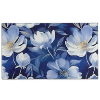 Pioneer Flower Floral Print Pattern Door Rugs,Washable Non Slip Door Mats Indoor,Decorative Door Mats,Entry Mat Indoor for Entrance,Bedroom,Kitchen,Bathroom,17"x30"