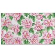 thumbnail image 1 of Pioneer Flower Floral Print Pattern Door Rugs,Washable Non Slip Door Mats Indoor,Decorative Door Mats,Entry Mat Indoor for Entrance,Bedroom,Kitchen,Bathroom,17"x30", 1 of 6