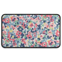 Pioneer Flower Floral Print Pattern Door Rugs,Washable Non Slip Door Mats Indoor,Decorative Door Mats,Entry Mat Indoor for Entrance,Bedroom,Kitchen,Bathroom,30"x17"