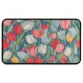 thumbnail image 1 of Pioneer Flower Floral Print Pattern Door Rugs,Washable Non Slip Door Mats Indoor,Decorative Door Mats,Entry Mat Indoor for Entrance,Bedroom,Kitchen,Bathroom,30"x17", 1 of 6
