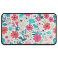 thumbnail image 1 of Pioneer Flower Floral Print Pattern Door Rugs,Washable Non Slip Door Mats Indoor,Decorative Door Mats,Entry Mat Indoor for Entrance,Bedroom,Kitchen,Bathroom,30"x17", 1 of 6