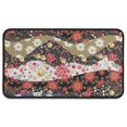 thumbnail image 1 of Pioneer Flower Floral Print Pattern Door Rugs,Washable Non Slip Door Mats Indoor,Decorative Door Mats,Entry Mat Indoor for Entrance,Bedroom,Kitchen,Bathroom,30"x17", 1 of 6