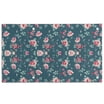 Pioneer Flower Floral Print Pattern Door Rugs,Washable Non Slip Door ...