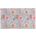 thumbnail image 1 of Pioneer Flower Floral Print Pattern Door Rugs,Washable Non Slip Door Mats Indoor,Decorative Door Mats,Entry Mat Indoor for Entrance,Bedroom,Kitchen,Bathroom,17"x30", 1 of 6