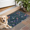 thumbnail image 1 of Pioneer Flower Floral Print Pattern Door Rugs,Washable Non Slip Door Mats Indoor,Decorative Door Mats,Entry Mat Indoor for Entrance,Bedroom,Kitchen,Bathroom,16"x24", 1 of 6