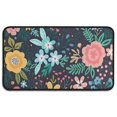 thumbnail image 1 of Pioneer Flower Floral Print Pattern Door Rugs,Washable Non Slip Door Mats Indoor,Decorative Door Mats,Entry Mat Indoor for Entrance,Bedroom,Kitchen,Bathroom,30"x17", 1 of 6