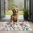 thumbnail image 1 of Pioneer Flower Floral Print Pattern Door Rugs,Washable Non Slip Door Mats Indoor,Decorative Door Mats,Entry Mat Indoor for Entrance,Bedroom,Kitchen,Bathroom,20"x32", 1 of 6
