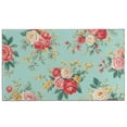 thumbnail image 1 of Pioneer Flower Floral Print Pattern Door Rugs,Washable Non Slip Door Mats Indoor,Decorative Door Mats,Entry Mat Indoor for Entrance,Bedroom,Kitchen,Bathroom,17"x30", 1 of 6