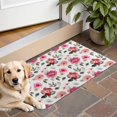 thumbnail image 1 of Pioneer Flower Floral Print Pattern Door Rugs,Washable Non Slip Door Mats Indoor,Decorative Door Mats,Entry Mat Indoor for Entrance,Bedroom,Kitchen,Bathroom,16"x24", 1 of 6