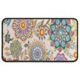 thumbnail image 1 of Pioneer Flower Floral Print Pattern Door Rugs,Washable Non Slip Door Mats Indoor,Decorative Door Mats,Entry Mat Indoor for Entrance,Bedroom,Kitchen,Bathroom,30"x17", 1 of 6