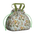 thumbnail image 1 of Pioneer Flower Floral Print Pattern Drawstring Lunch Bag Women - Drawstring Lunch Bag Insulated for Work Office - Stain-Resistant Large Lunchbags for Women with Multi-Pockets, 1 of 6