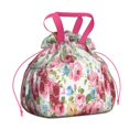 thumbnail image 1 of Pioneer Flower Floral Print Pattern Drawstring Lunch Bag Women - Drawstring Lunch Bag Insulated for Work Office - Stain-Resistant Large Lunchbags for Women with Multi-Pockets, 1 of 6