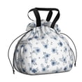 thumbnail image 1 of Pioneer Flower Floral Print Pattern Drawstring Lunch Bag Women - Drawstring Lunch Bag Insulated for Work Office - Stain-Resistant Large Lunchbags for Women with Multi-Pockets, 1 of 6