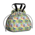 thumbnail image 1 of Pioneer Flower Floral Print Pattern Drawstring Lunch Bag Women - Drawstring Lunch Bag Insulated for Work Office - Stain-Resistant Large Lunchbags for Women with Multi-Pockets, 1 of 6