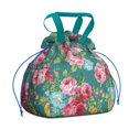 thumbnail image 1 of Pioneer Flower Floral Print Pattern Drawstring Lunch Bag Women - Drawstring Lunch Bag Insulated for Work Office - Stain-Resistant Large Lunchbags for Women with Multi-Pockets, 1 of 6