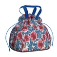 thumbnail image 1 of Pioneer Flower Floral Print Pattern Drawstring Lunch Bag Women - Drawstring Lunch Bag Insulated for Work Office - Stain-Resistant Large Lunchbags for Women with Multi-Pockets, 1 of 6
