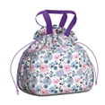 thumbnail image 1 of Pioneer Flower Floral Print Pattern Drawstring Lunch Bag Women - Drawstring Lunch Bag Insulated for Work Office - Stain-Resistant Large Lunchbags for Women with Multi-Pockets, 1 of 6